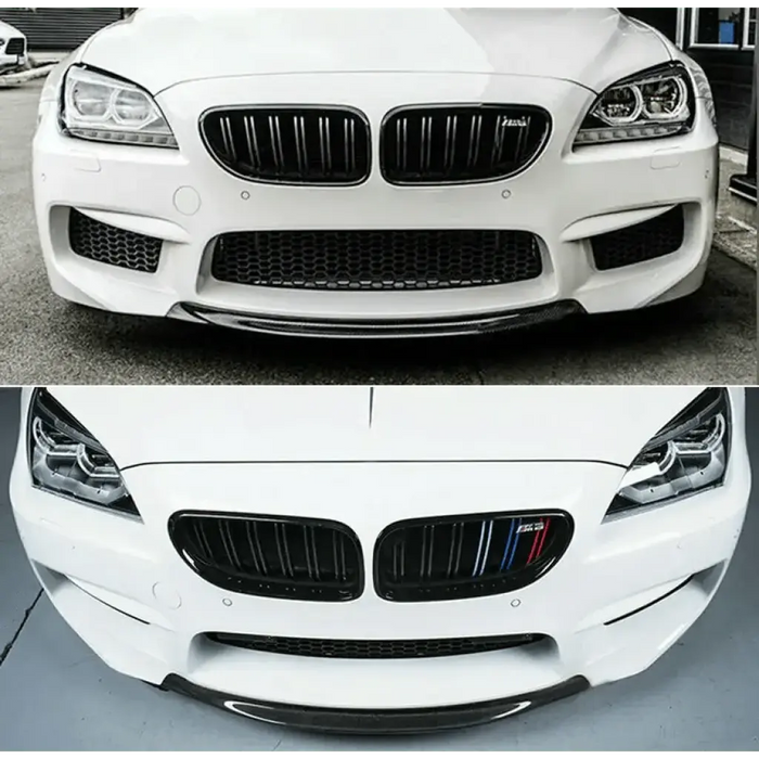 M6 CARBON FIBER R STYLE FRONT BUMPER LIP SPLITTER - Norcal Dynamics