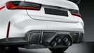 MP Style Carbon Fiber Rear Diffuser Trim - BMW G80 M3 & G82 / G83 M4 - Norcal Dynamics 