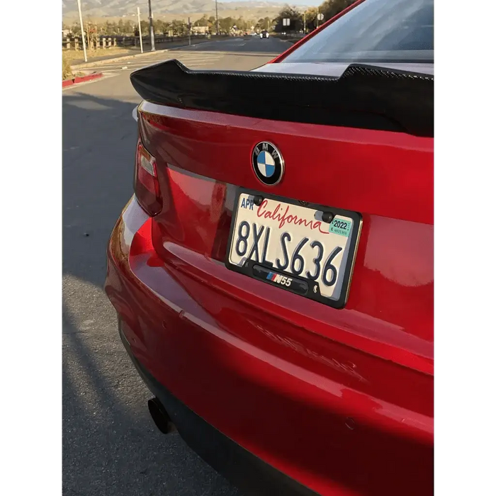 N55 LICENSE PLATE BLACK METAL FRAME - Norcal Dynamics