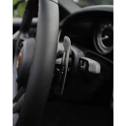 Porsche - GT3 RS Weissach Package Style Aluminum Paddles For JQ Werks Madtrace® Clubsport Magnetic Paddle Shifters - Norcal Dynamics