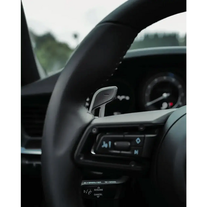 Porsche - GT3 RS Weissach Package Style Aluminum Paddles For JQ Werks Madtrace® Clubsport Magnetic Paddle Shifters - Norcal Dynamics