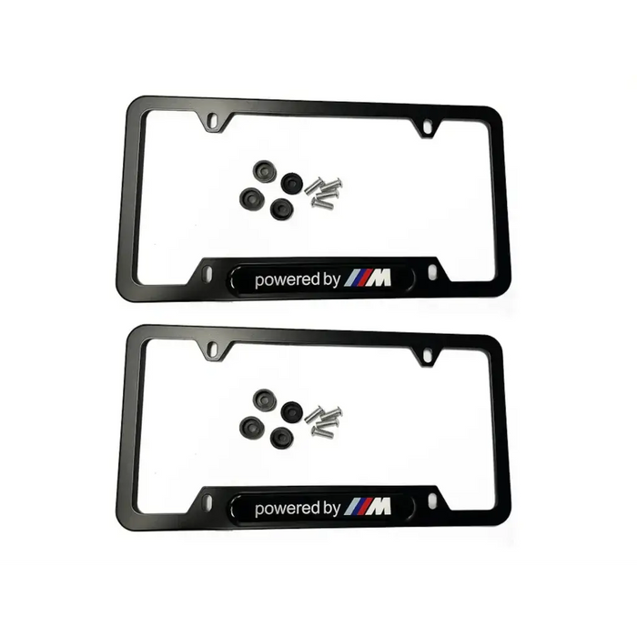 POWERED BY M LICENSE PLATE FRAME - Norcal Dynamics