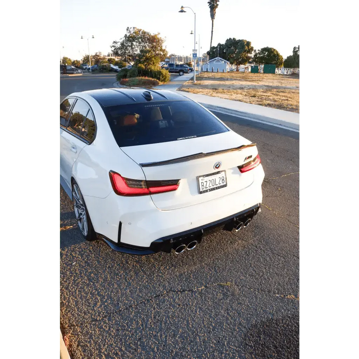 PSM Style High Kick Carbon Fiber Trunk Spoiler - BMW G80 M3 & G20 3 Series - Norcal Dynamics