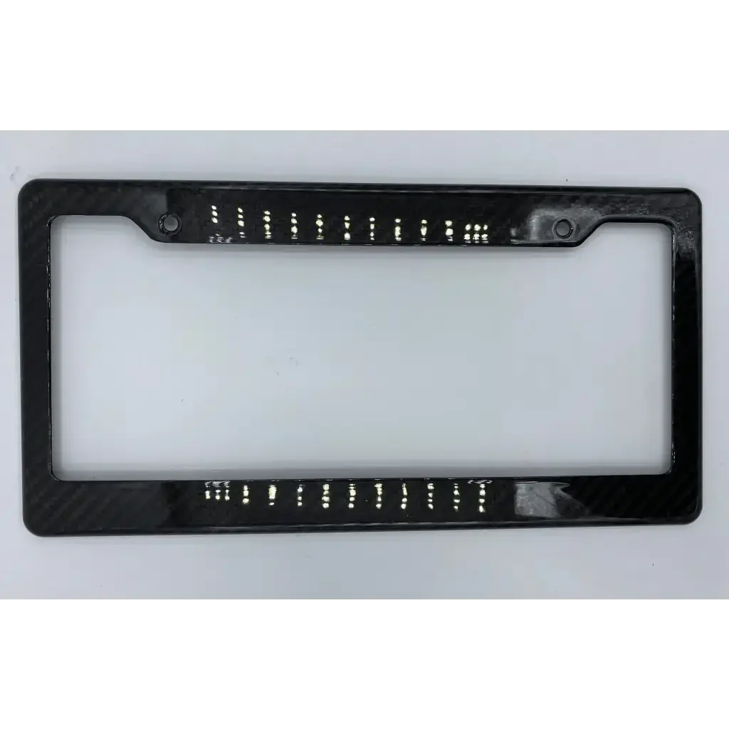 Carbon Fiber License Plate Frame | Norcal Dynamics