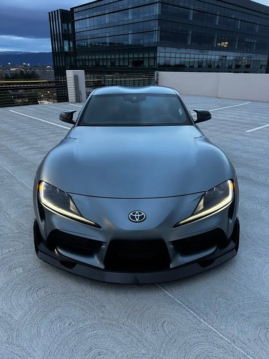 Toyota GR SUPRA A90 MK5 3PC Carbon Fiber Front Lip - Norcal Dynamics 